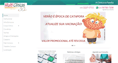 Desktop Screenshot of multicli.com.br